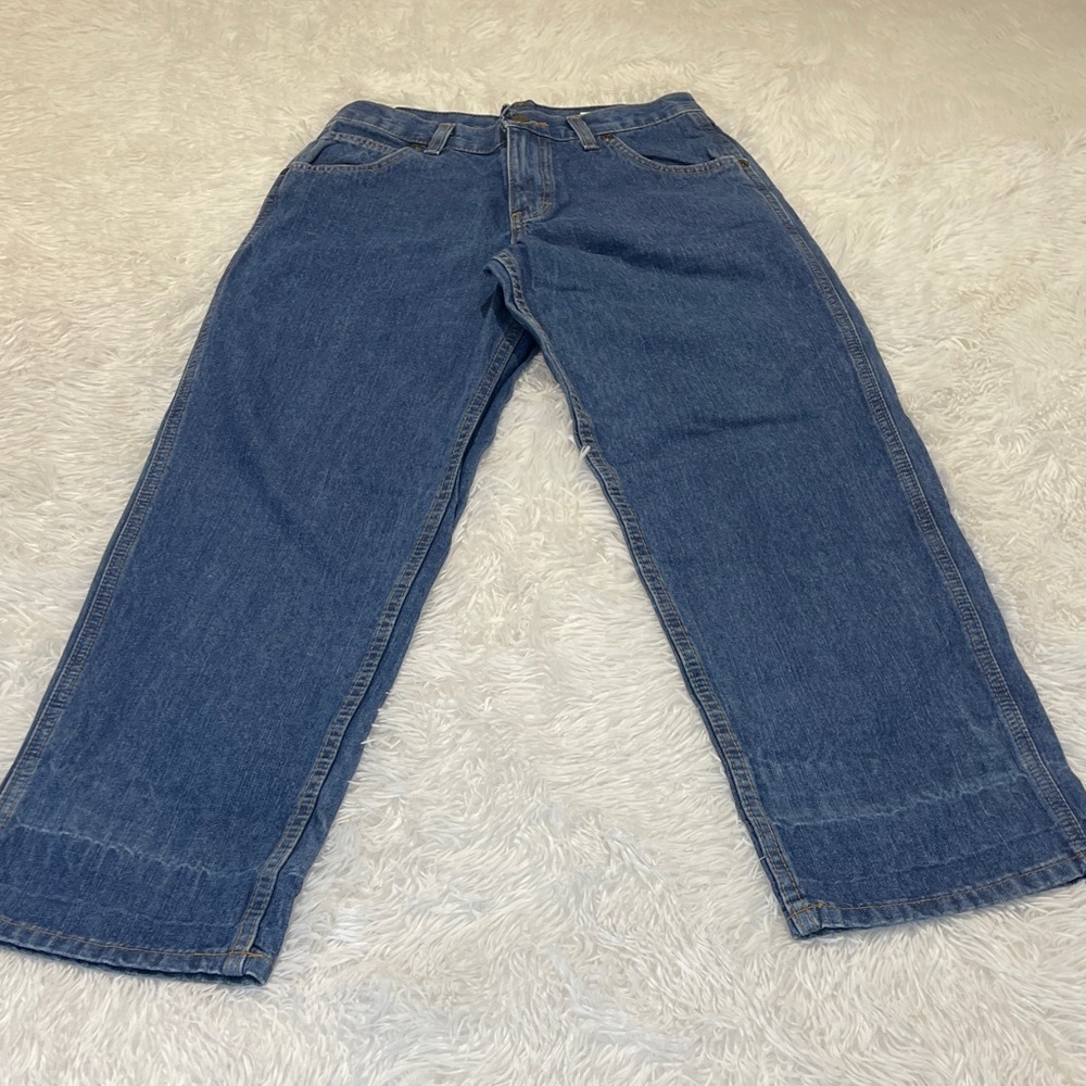 LAKIN MCKEY Classic Blue Jeans BOYS SIZE 12 HUSKY.